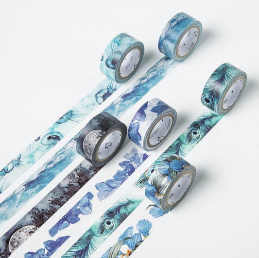 Shades of Blue Washi Tape