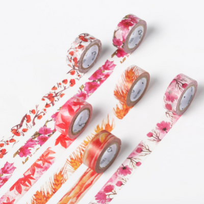 Shades of Red Washi Tape