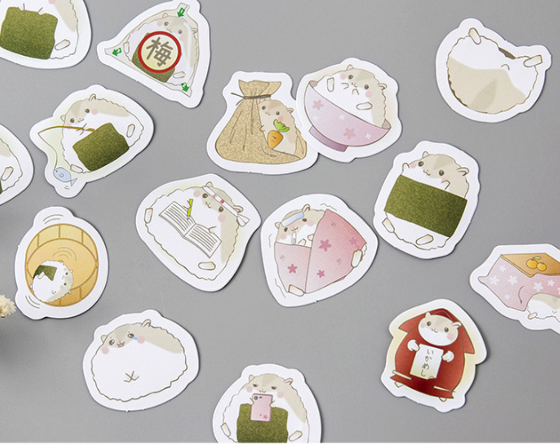 Silly Little Hamster Stickers