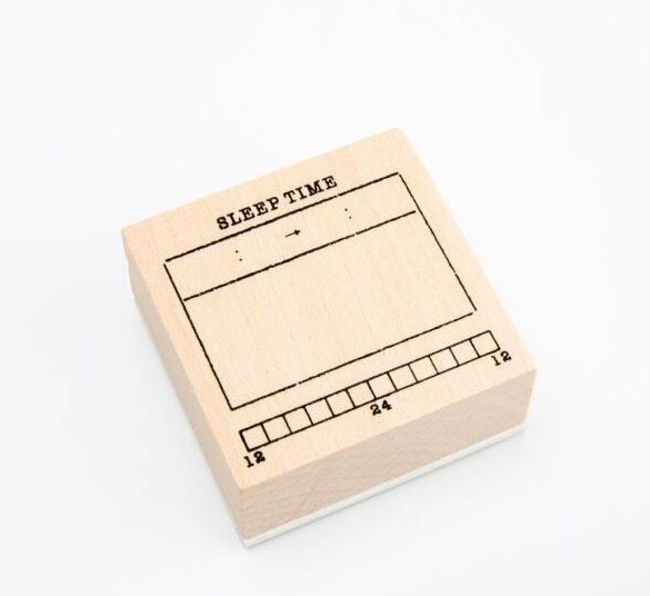 Vintage Planner Memo Wooden Stamp