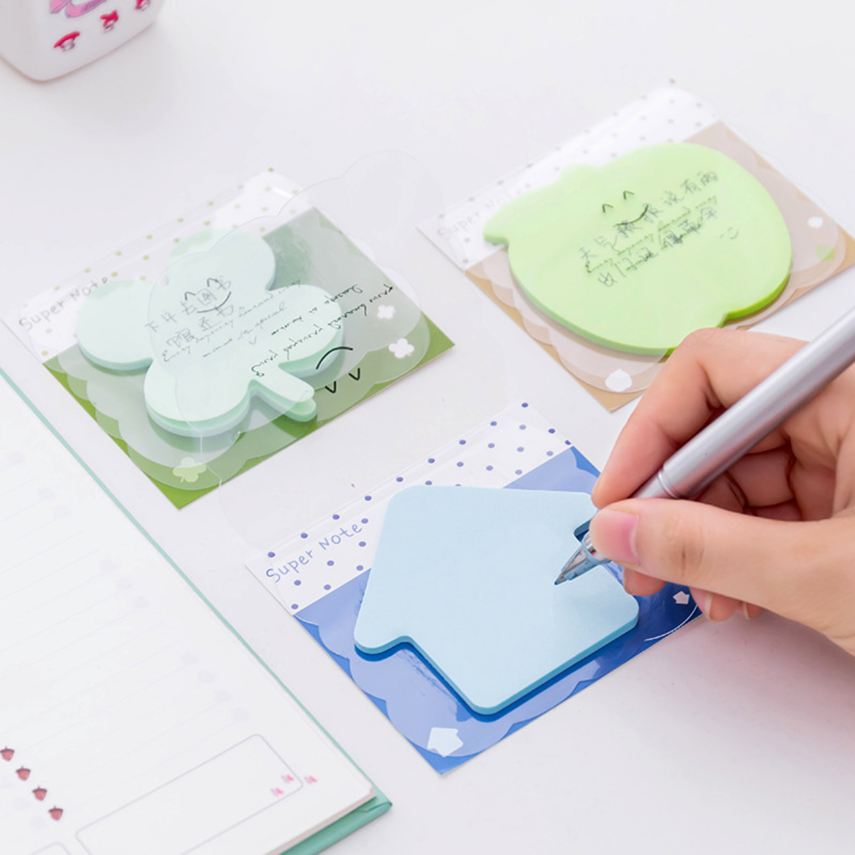 Smiley Adhesive Memo Pad