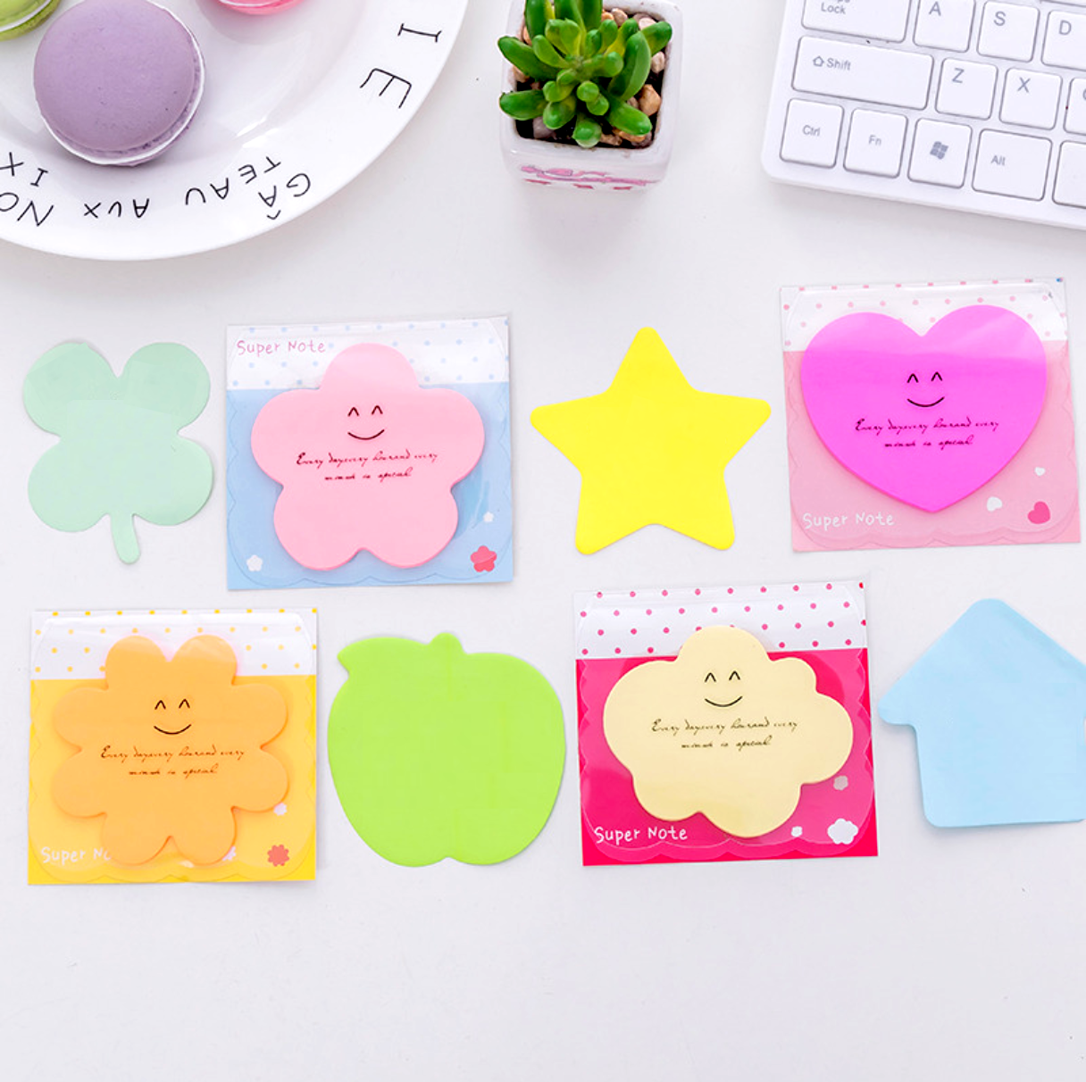 Smiley Adhesive Memo Pad