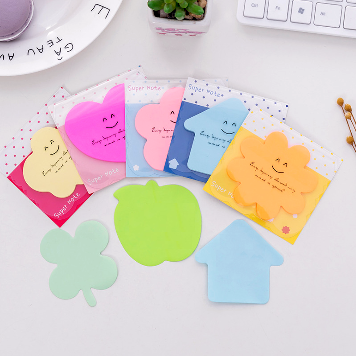 Smiley Adhesive Memo Pad