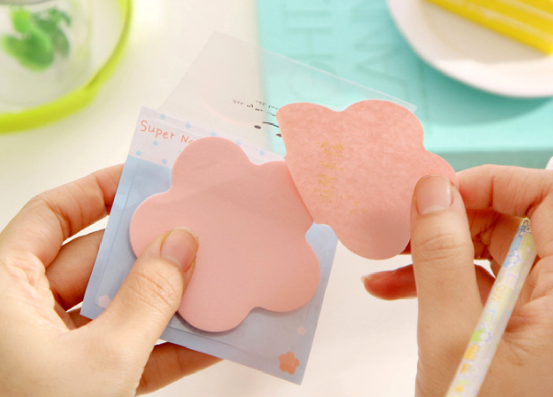 Smiley Adhesive Memo Pad