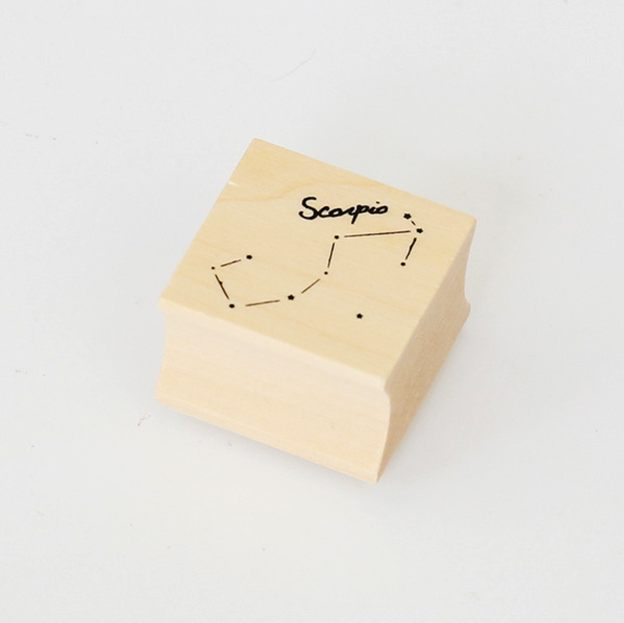 Star Constellation Wooden Stamp