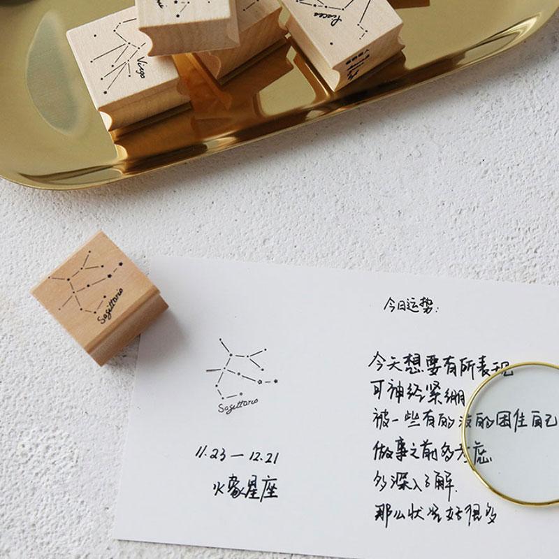 Star Constellation Wooden Stamp