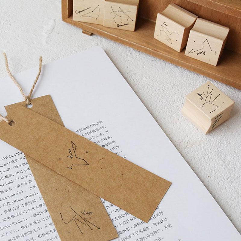 Star Constellation Wooden Stamp