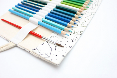 Star Constellations Roll Up Pencil Case