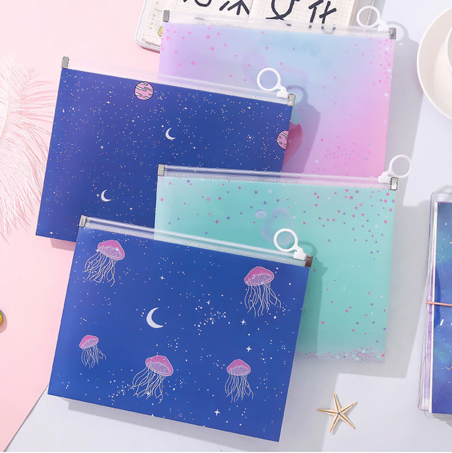 Starry Sky Zipper Pouch