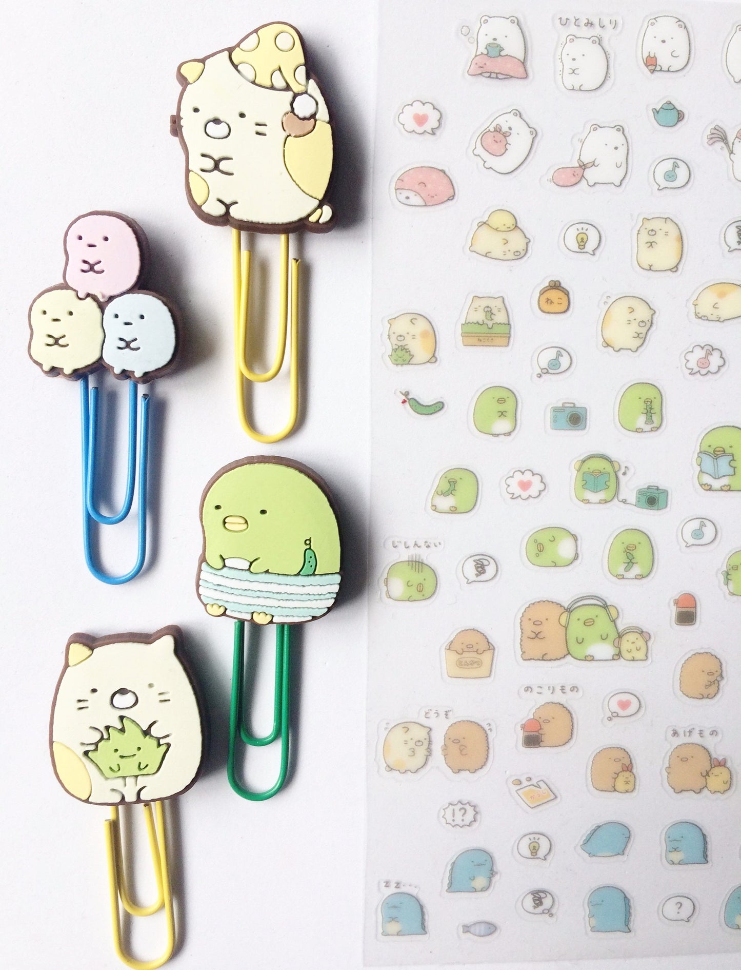 Kawaii Sumikko Gurashi Paper Clips