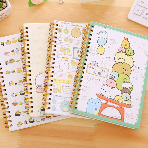 Sumikko Gurashi & Rilakkuma Spiral Notebook