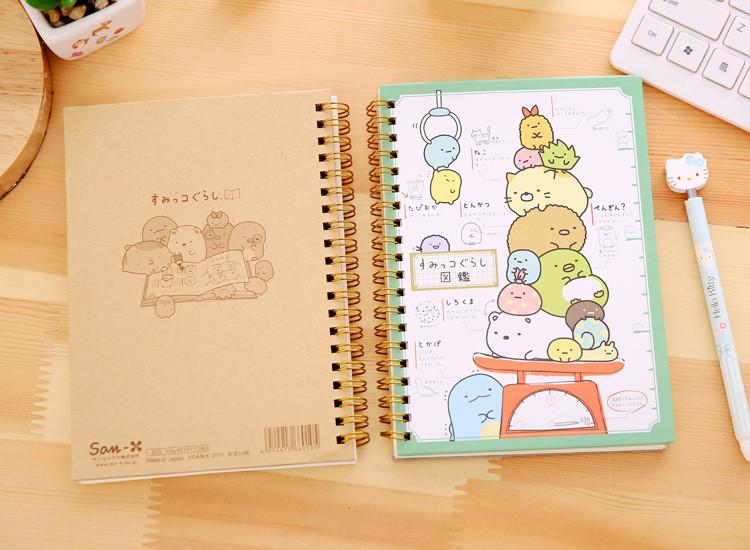 Sumikko Gurashi & Rilakkuma Spiral Notebook