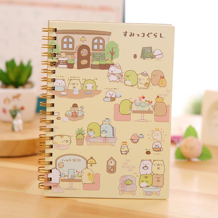 Sumikko Gurashi & Rilakkuma Spiral Notebook