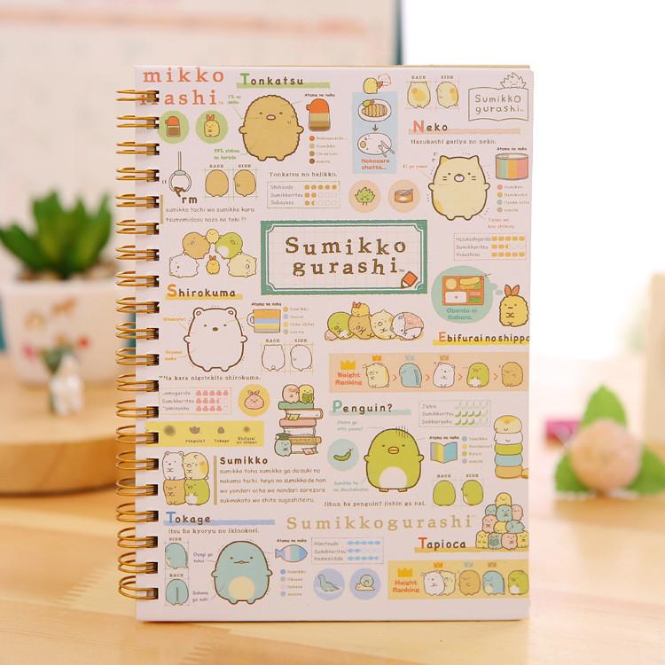 Sumikko Gurashi & Rilakkuma Spiral Notebook