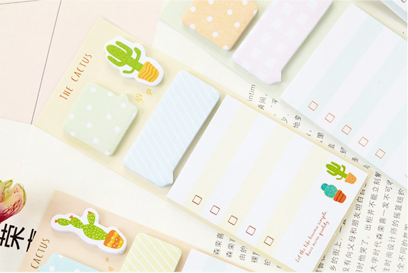 The Cactus Sticky Note Set