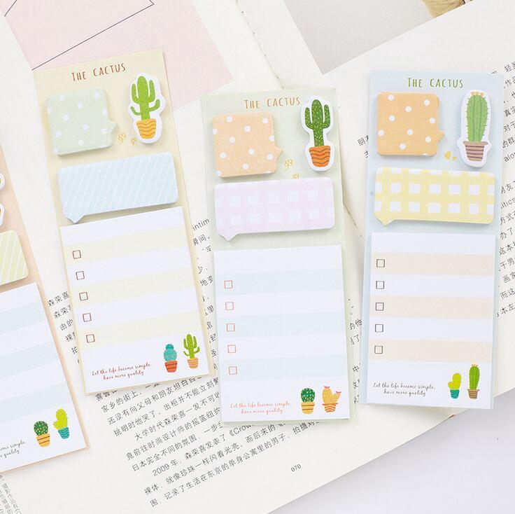 The Cactus Sticky Note Set