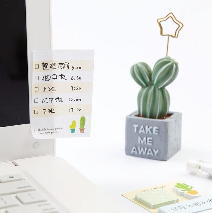 The Cactus Sticky Note Set