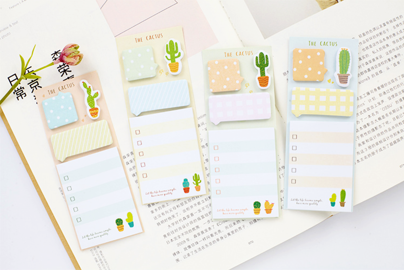 The Cactus Sticky Note Set