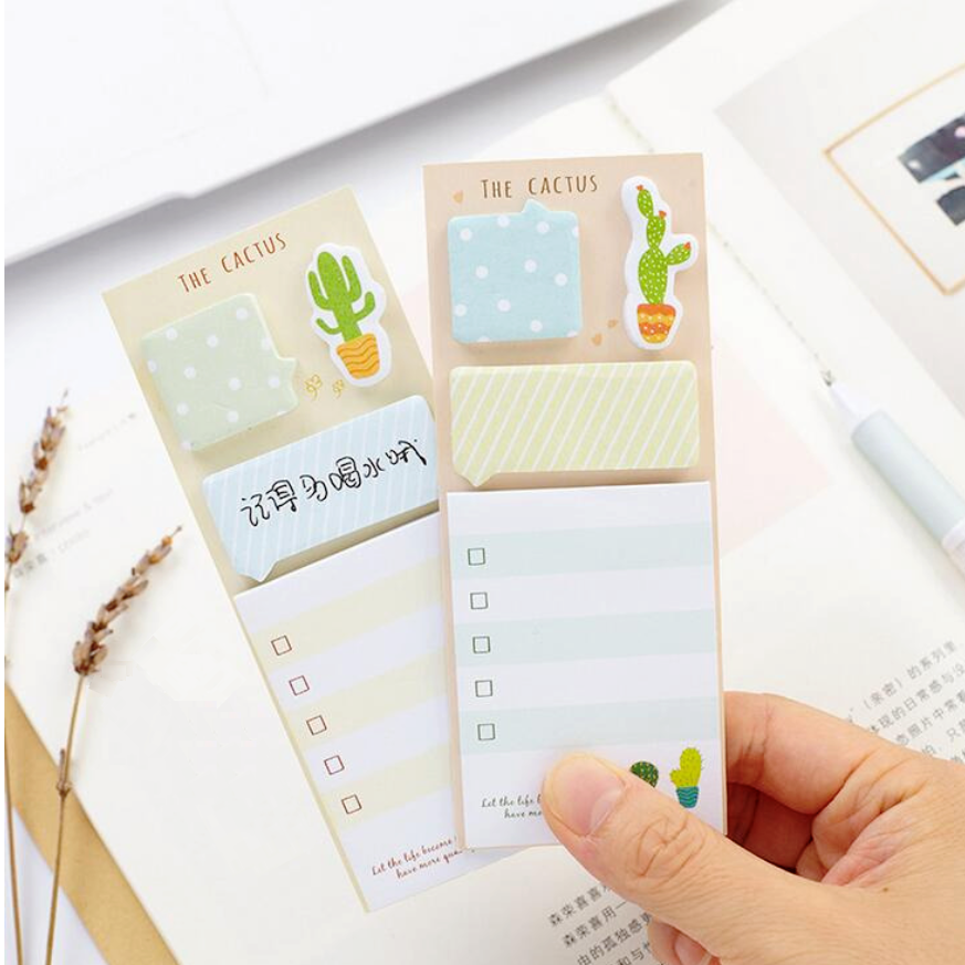 The Cactus Sticky Note Set