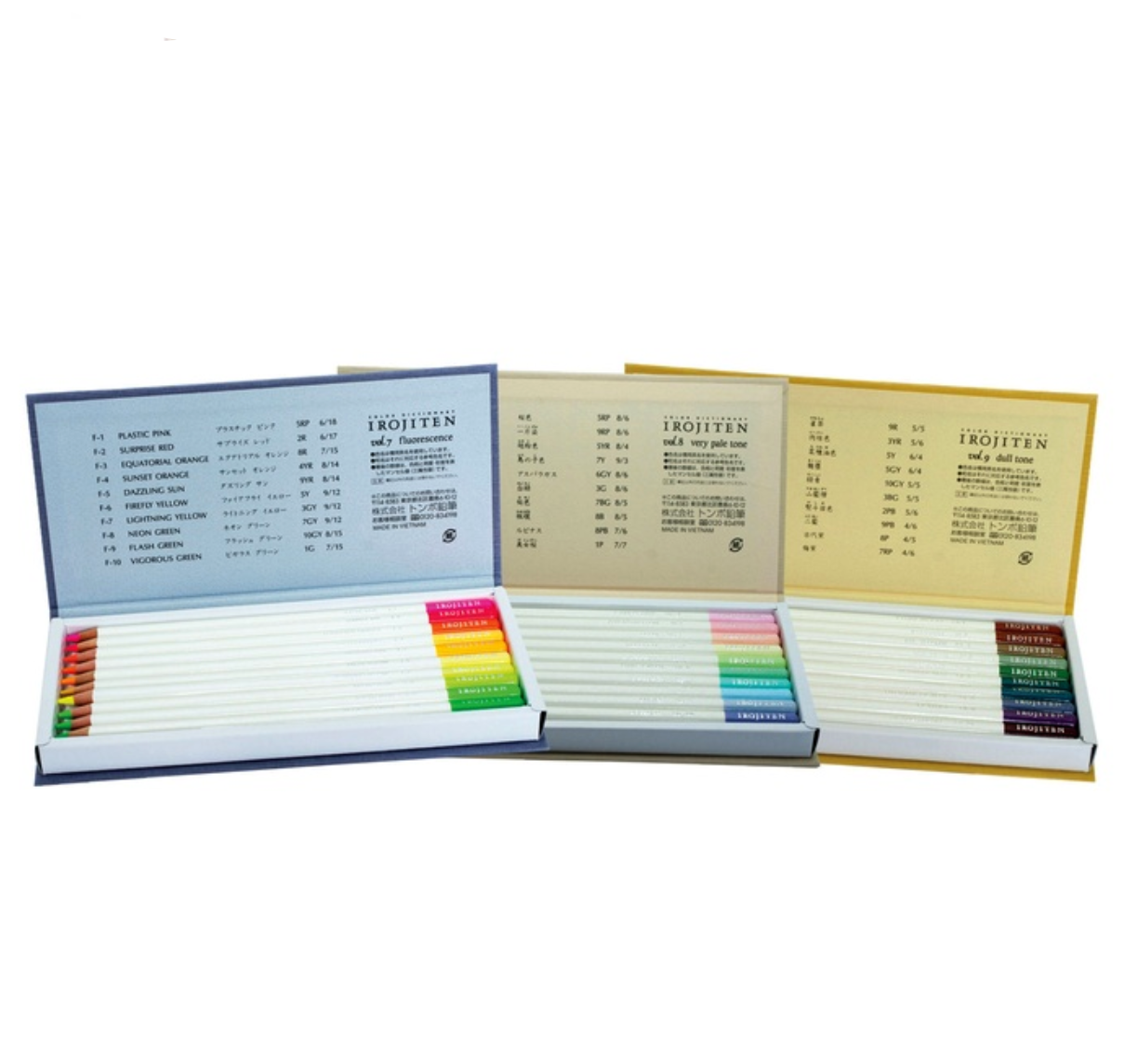 Tombow Irojiten Colored Pencil Dictionary - 30 Color Set - Seascape