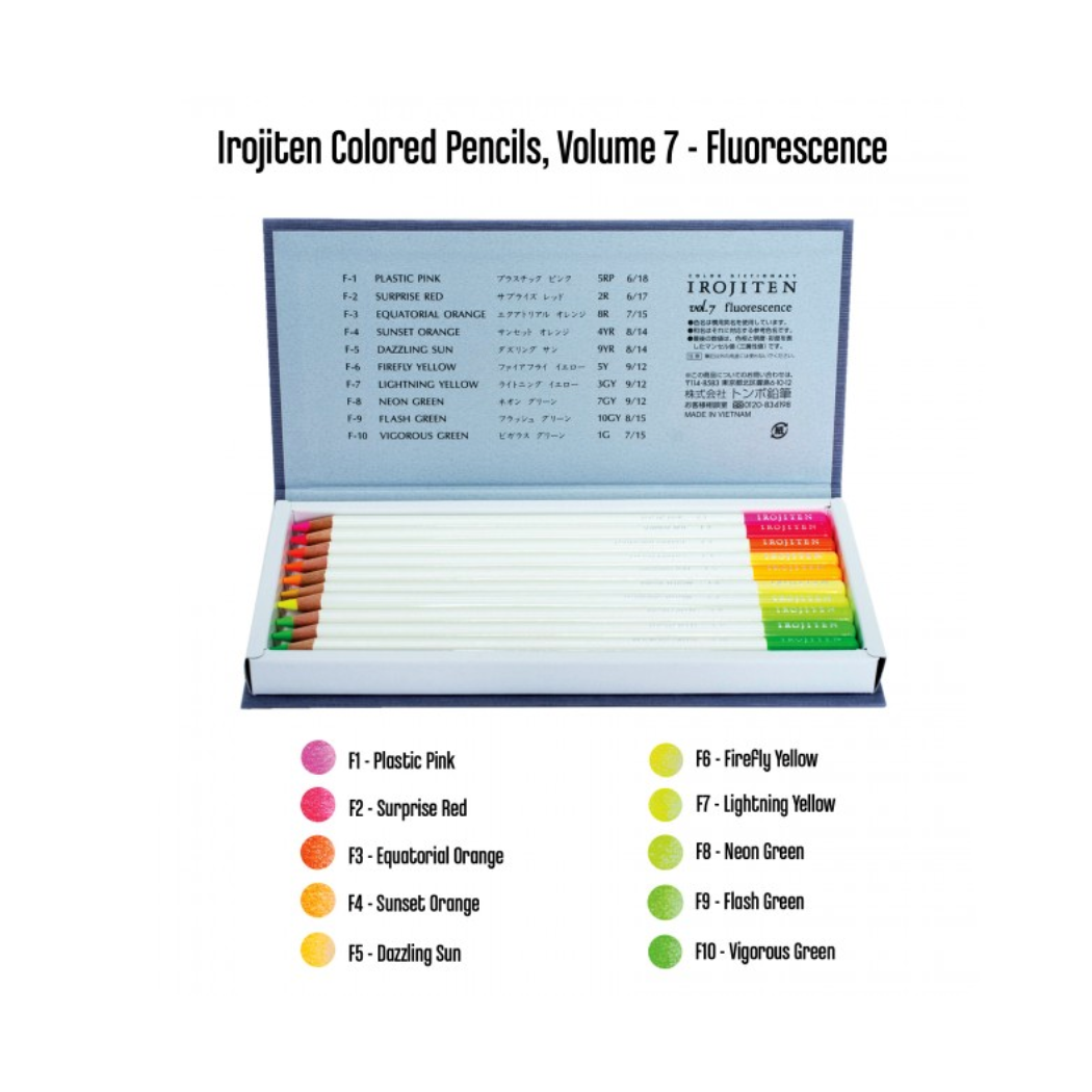 Tombow Irojiten Colored Pencil Dictionary - 30 Color Set - Seascape