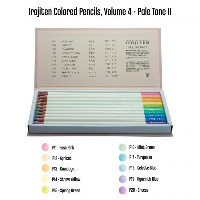 Tombow Irojiten Colored Pencil Dictionary - 30 Color Set - Woodlands