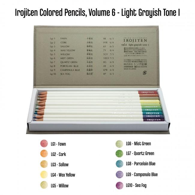 Tombow Irojiten Colored Pencil Dictionary - 30 Color Set - Woodlands