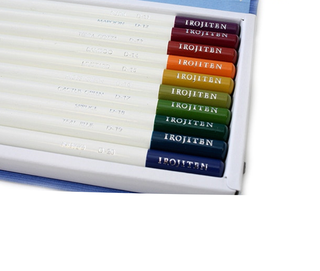 Tombow Irojiten Colored Pencil Dictionary - 30 Color Set - Woodlands