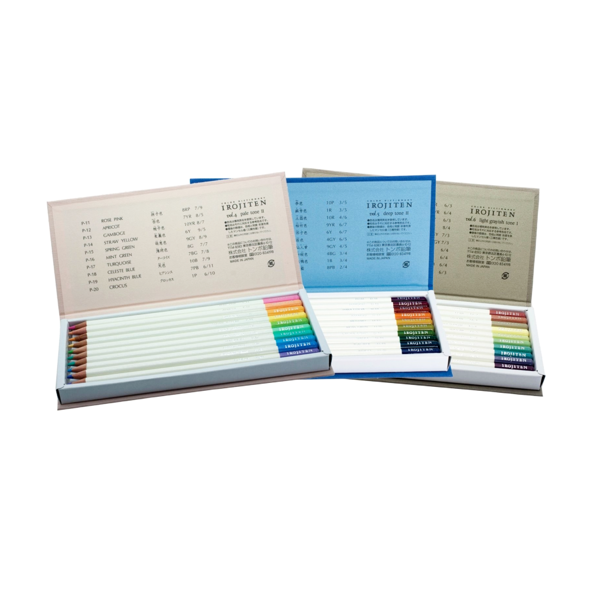 Tombow Irojiten Colored Pencil Dictionary - 30 Color Set - Woodlands