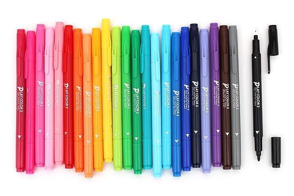 Tombow Play Color 2 Double-Sided Marker - 24 Color Set