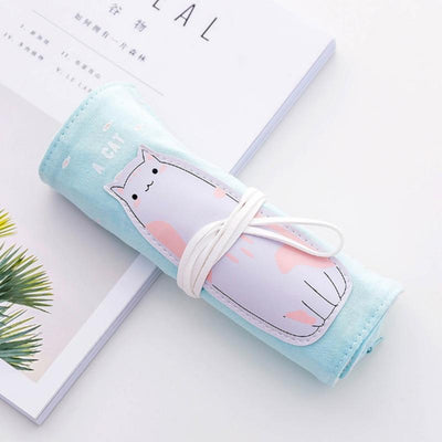 Hanami Roll Up Pencil Case - Japanese Kawaii Pen Shop - Cutsy World