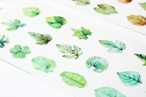 Tree Leaves Decorative Stickers