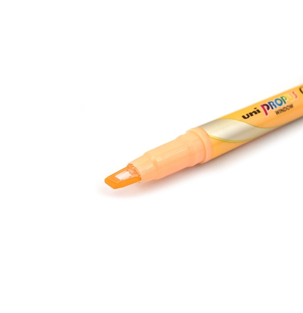 Uni Propus Q-Dry Window Highlighter: 10 Color Set