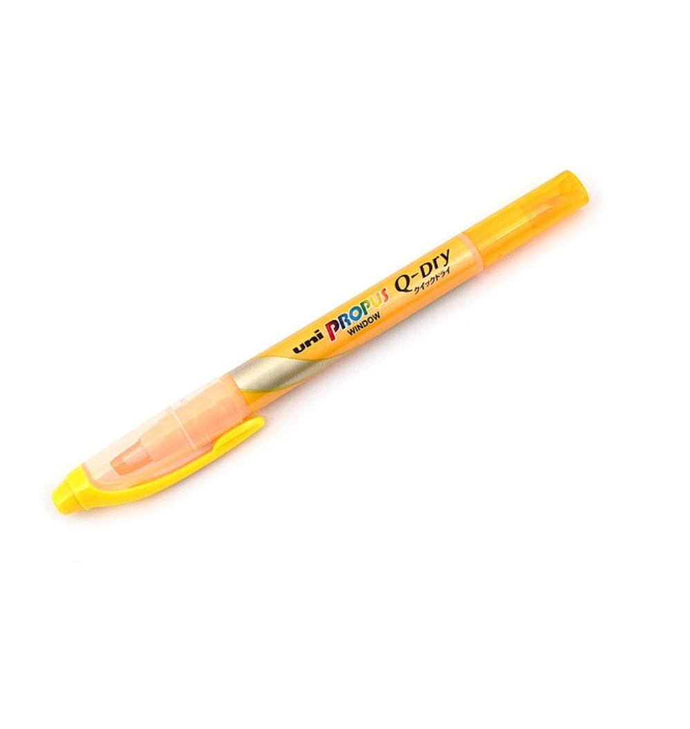 Uni Propus Q-Dry Window Highlighter: 10 Color Set