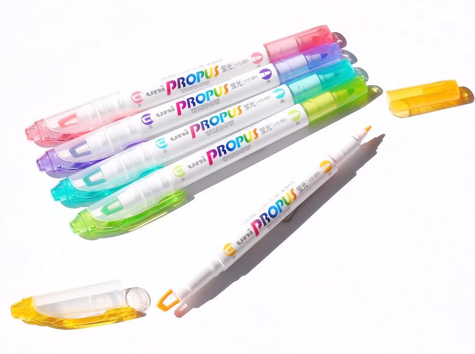 Uni Propus Window Highlighter: Soft Color Set