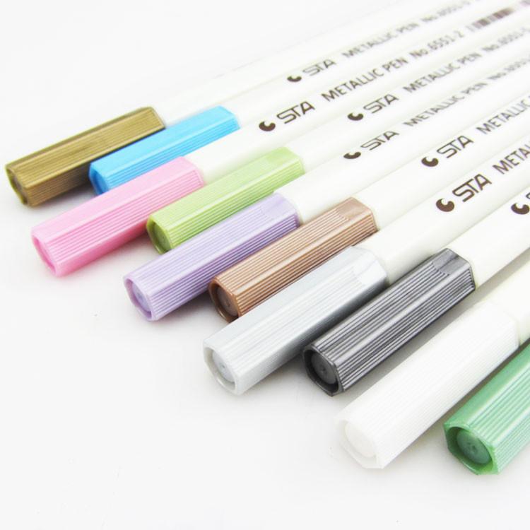 Kindercentrum Dapper dubbele STA Metallic Shade Brush Pen 10-pack - Japanese Kawaii Pen Shop - Cutsy  World