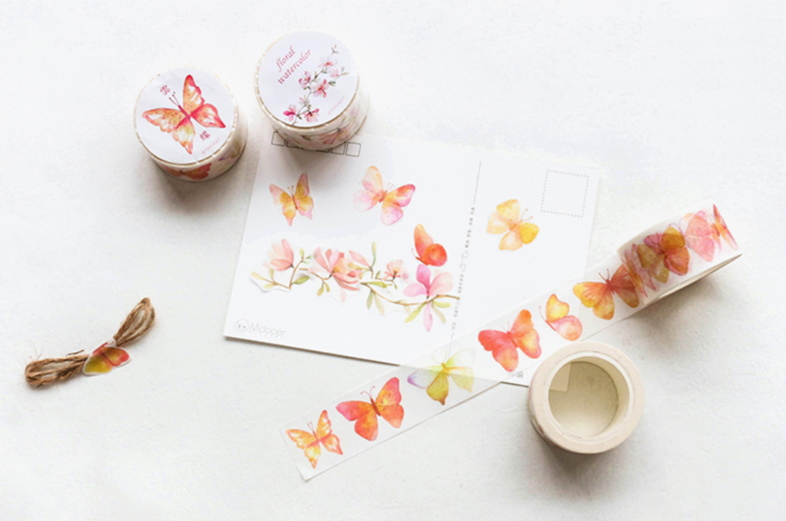 Wide Spring Blossom Washi Tape