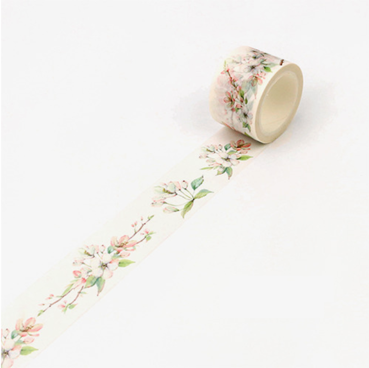 Wide Spring Blossom Washi Tape