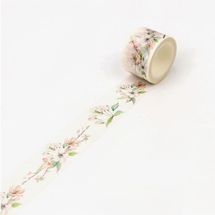Kawaii Flowers and Daisies Washi tape – Sparkles in the Wild