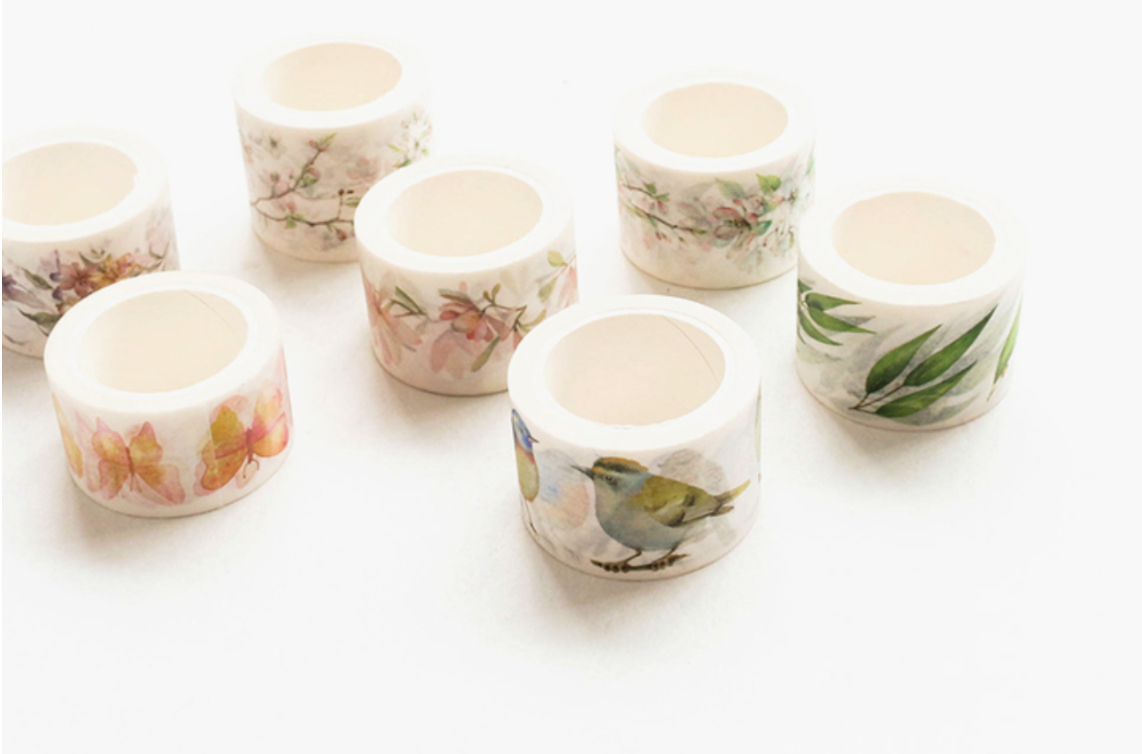 Wide Spring Blossom Washi Tape