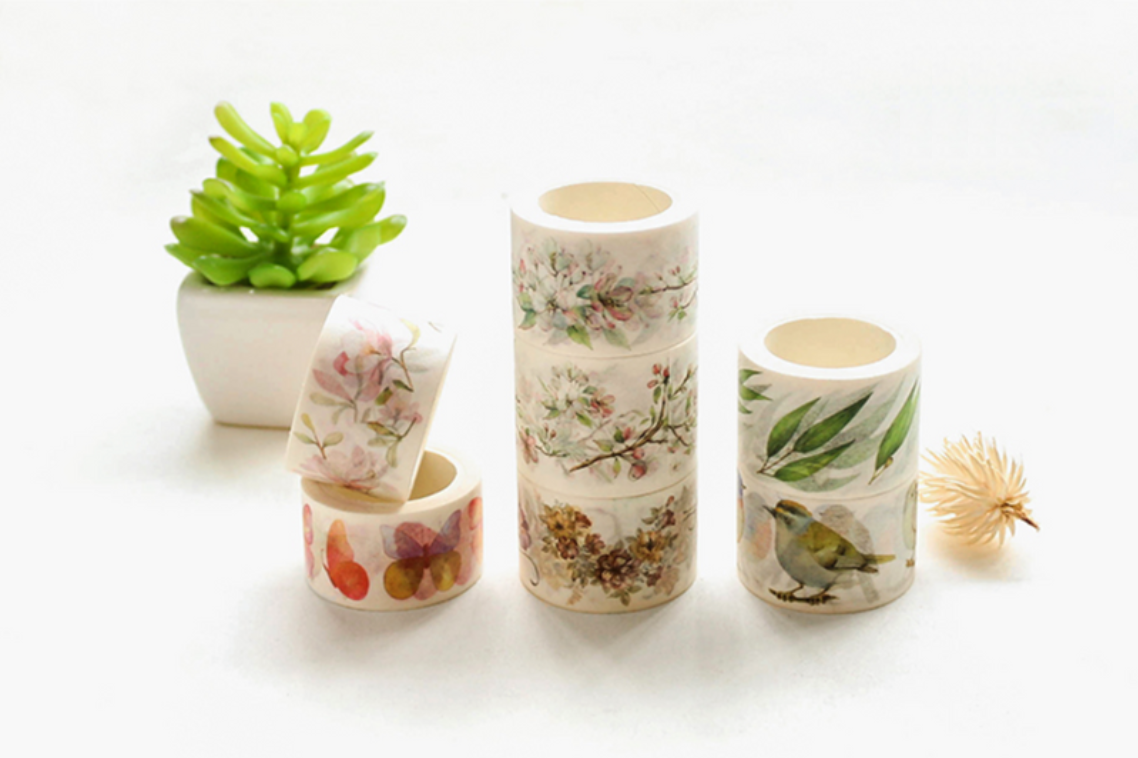 Wide Spring Blossom Washi Tape