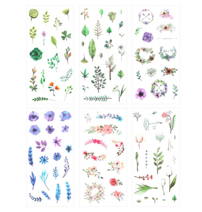 Wild Nature Sticker Set - In Bloom