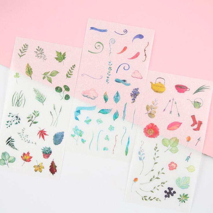Wild Nature Sticker Set - In Bloom - Kawaii Pen Shop - Cutsy World