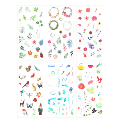 Wild Nature Sticker Set - Summertime