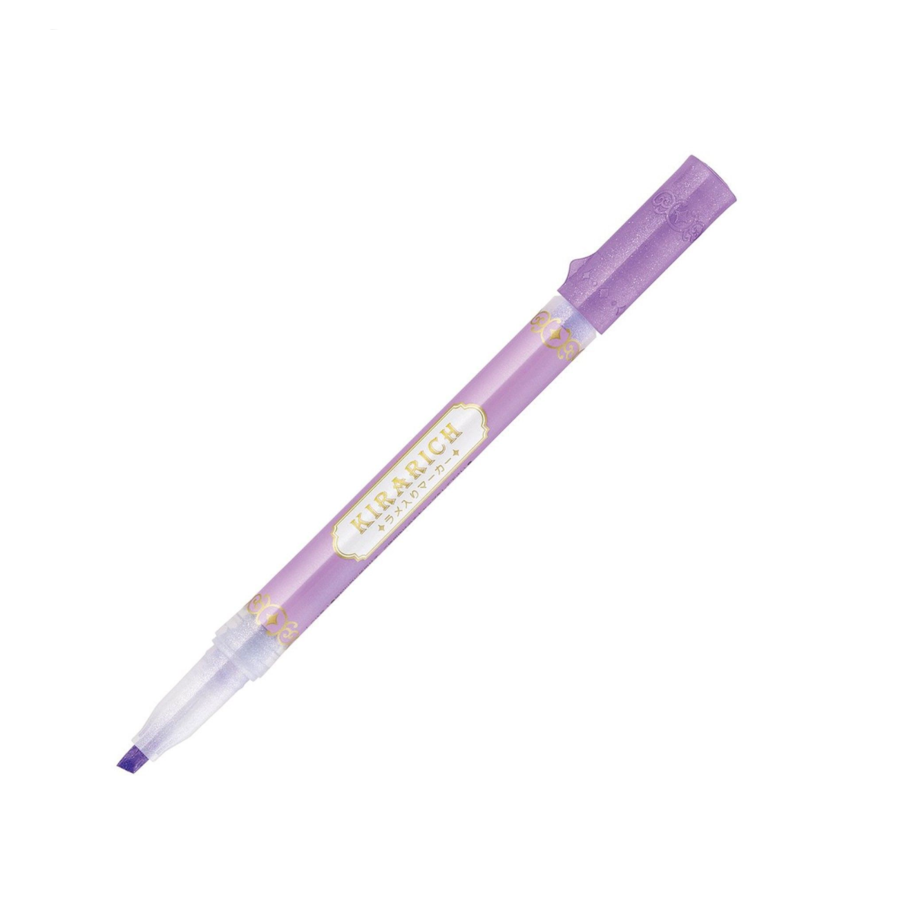 Zebra Kirarich Glitter Highlighters - 5 Color Set - Kawaii Pen