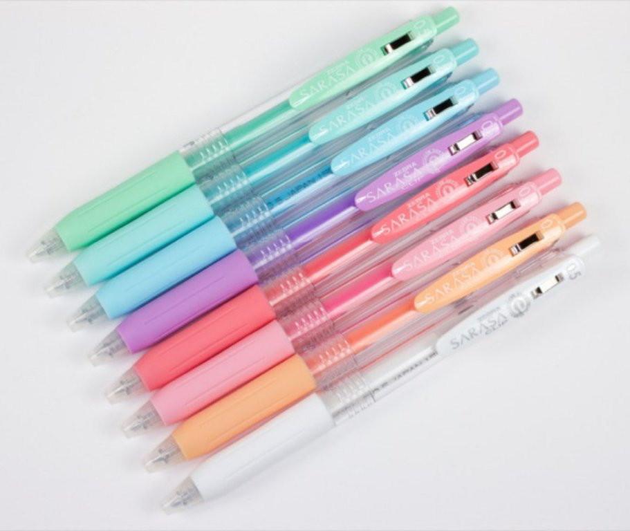 Japanese Sarasa Milk Color Gel Pen Set