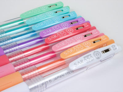Japanese Sarasa Milk Color Gel Pen Set