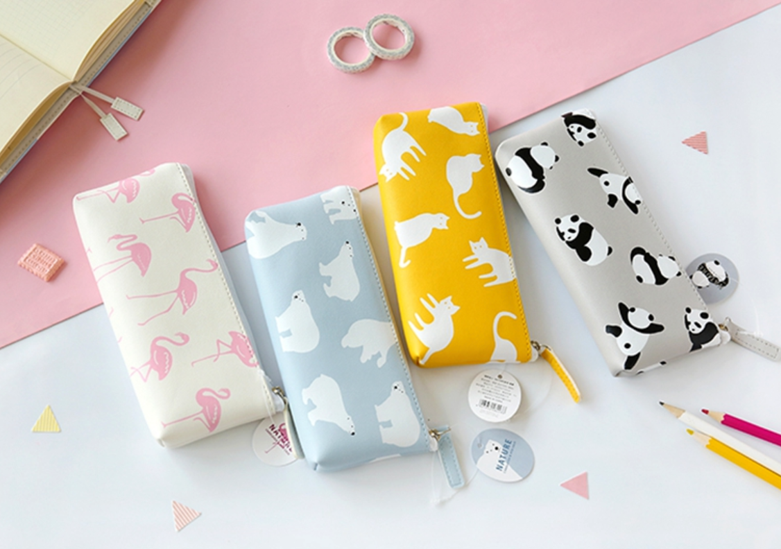 Korean Animal Pencil Case