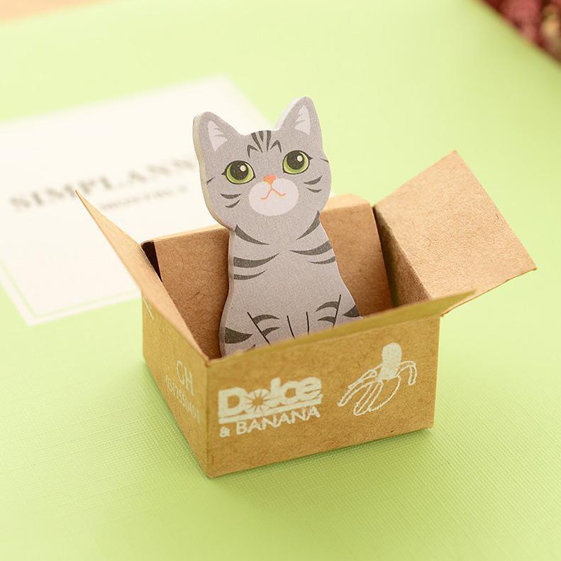 Adhesive Little Kitty Memo Pad