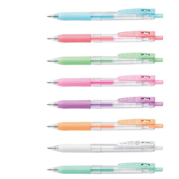 Japanese Sarasa Milk Color Gel Pen Set